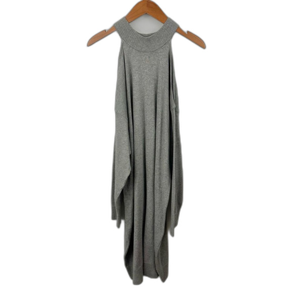 Torrid Grey High Neck Cold Shoulder Knit Sweater Dress NWT Size 1X Flawed - Picture 2 of 16